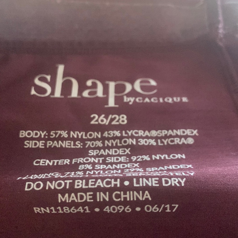 26/28 Cacique shapeware